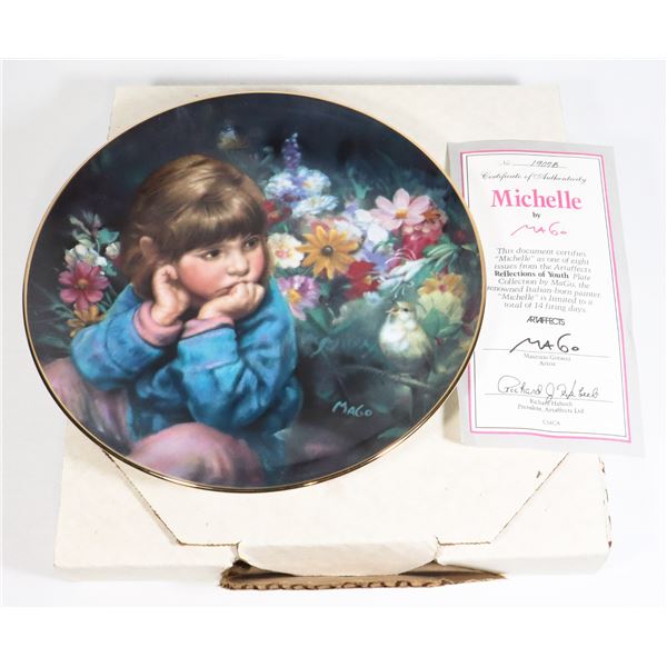 REFLECTIONS OF YOUTH COLLECTORS PLATE WITH IN