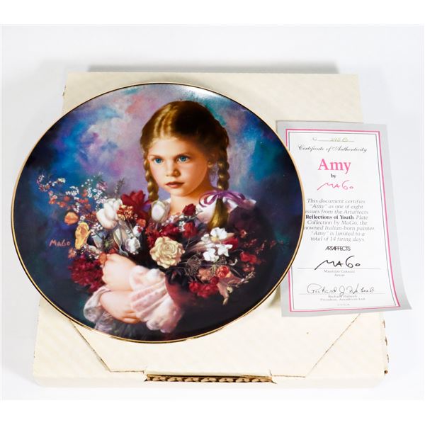 REFLECTIONS OF YOUTH COLLECTORS PLATE WITH IN