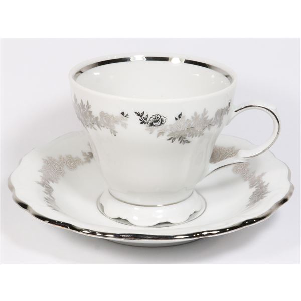 BAVARIA QUEEN ANNE TEACUP AND SAUCER
