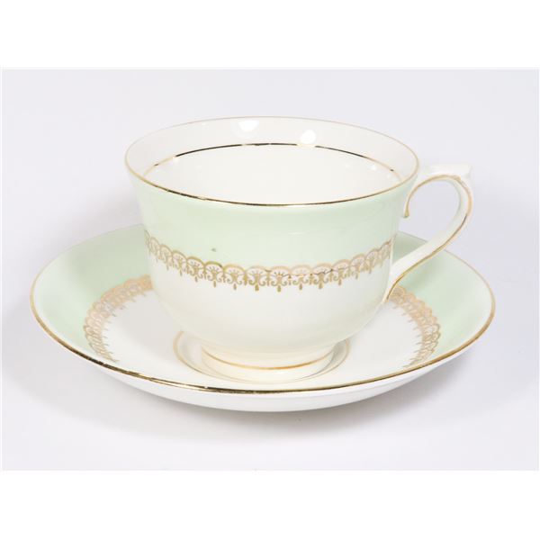 COLCLOUGH MINT BORDER GOLD TONE DETAIL DESIGN