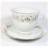 Image 1 : DAINTY FLOWER PATTERN TEACUP AND SAUCER