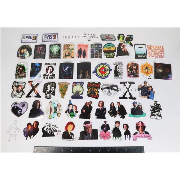 NEW 50PC X-FILES STICKERS