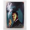 Image 1 : NEW CARICATURE VINCENT PRICE BAT METAL SIGN