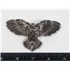 Image 1 : NEW SILVER TONE METAL CELTIC OWL FRENCH CLIP