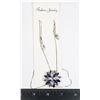 Image 1 : NEW Y SHAPE BLUE AND CLEAR RHINESTONE SNOWFLAKE