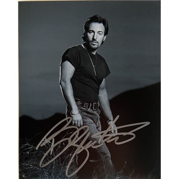 Bruce Springsteen signed photo