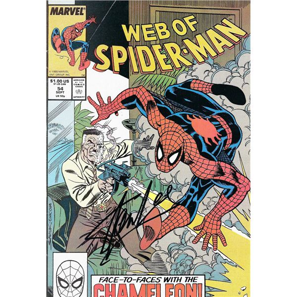 Stan lee signed Spiderman comic
