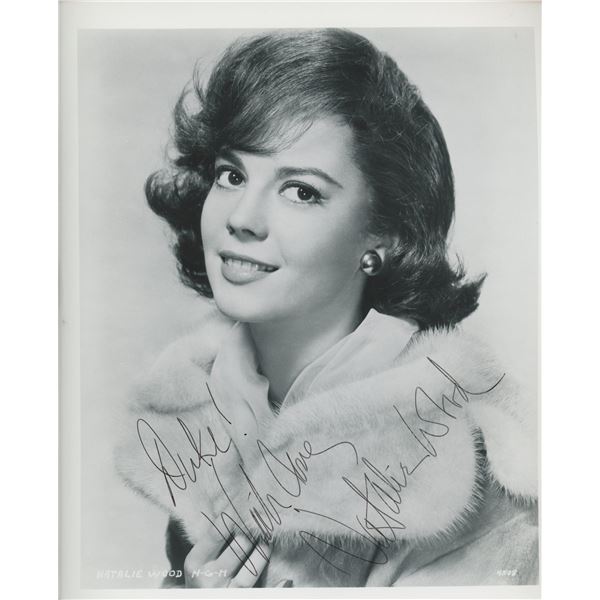 Natalie Wood signed photo. GFA Authenticated