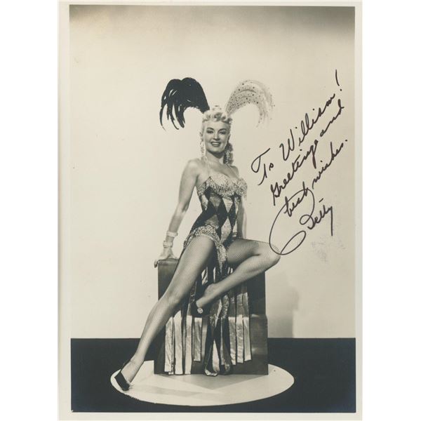 Betty Grable signed photo. GFA Authenticated