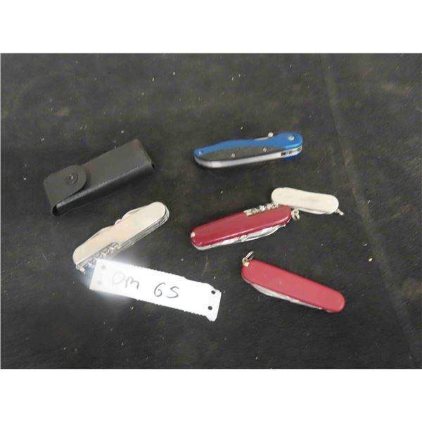 5 Pocket Knives 