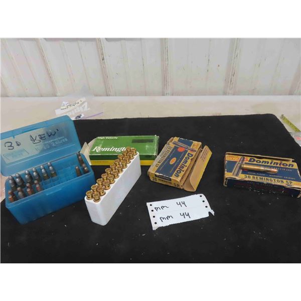 (60) Factory (25) Reloads of 30 Rem Ammo **MUST PROVIDE