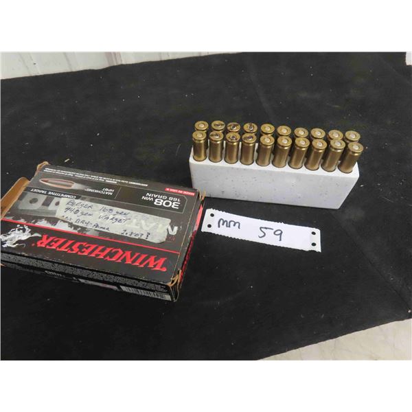 (20 Rounds) 308 Win Ammo for ? Reloads, Use at Own Risk 