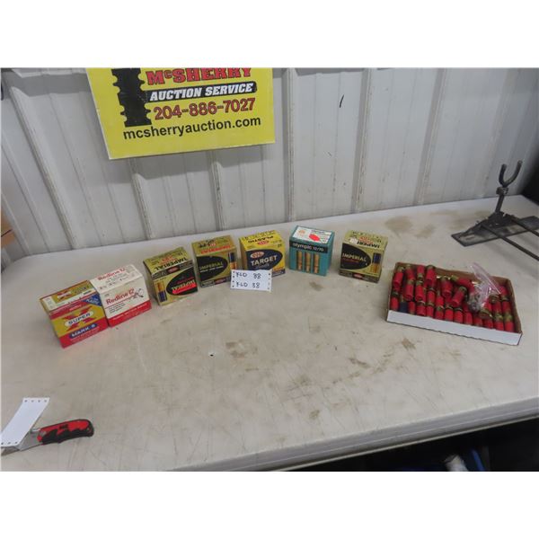 (230 Rounds) 12 Gauge Ammo, Few 22 Cal **MUST 