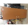 Image 1 : Wood Gun Cabinet 67'' x 26'' x 10'' with Key 