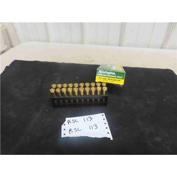(20 Rounds) Remington 22-250 Rem Ammo **MUST  