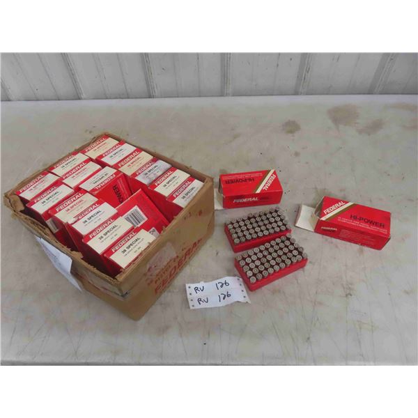 18 Boxes (900 Rounds) of Once Fired 38 Special Brass 