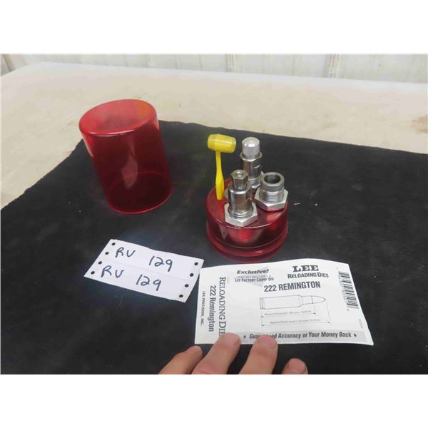 Lee 222 Remington Reloading Die  **MUST  PROVIDE PROOF 
