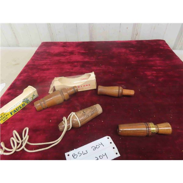 4 Duck and Goose Calls 