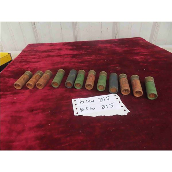 (12 Rounds) 12 Gauge Vintage Ammo **MUST PROVIDE 