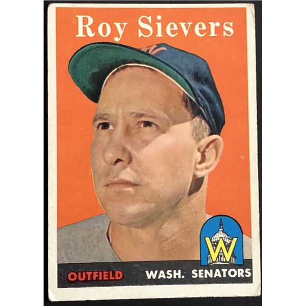 1958 TOPPS ROY SIEVERS