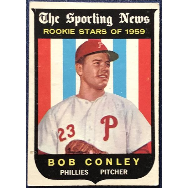 1959 TOPPS BOB CONLEY ROOKIE CARD