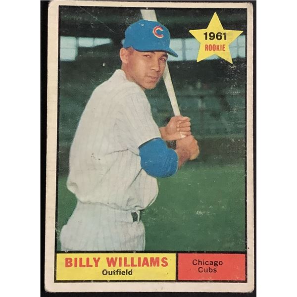 1961 TOPPS BILLY WILLIAMS ROOKIE CARD