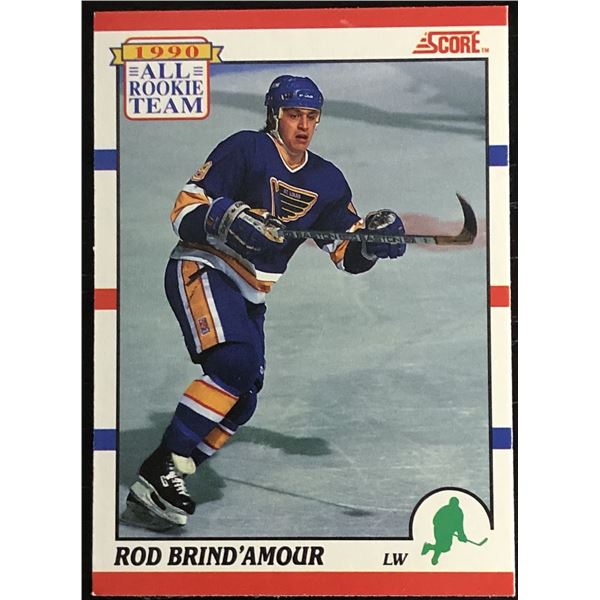 1990-91 SCORE ROD BRIND'AMOUR (HOF) ROOKIE CARD