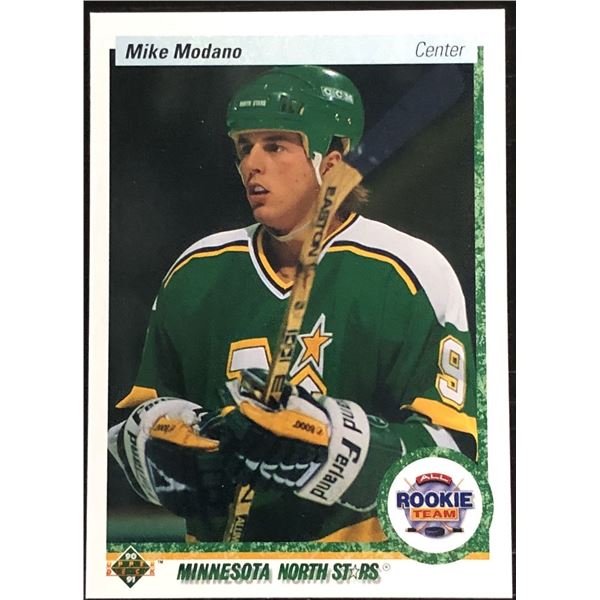 1990-91 UPPER DECK MIKE MODANO (HOF) ROOKIE CARD