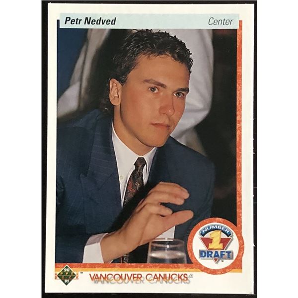 1990-91 UPPER DECK PETR NEDVED ROOKIE CARD
