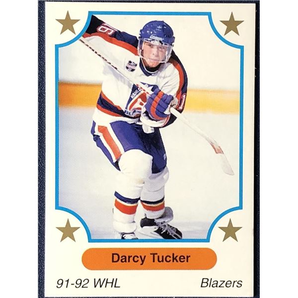 1991 CHL DARCY TUCKER ROOKIE CARD