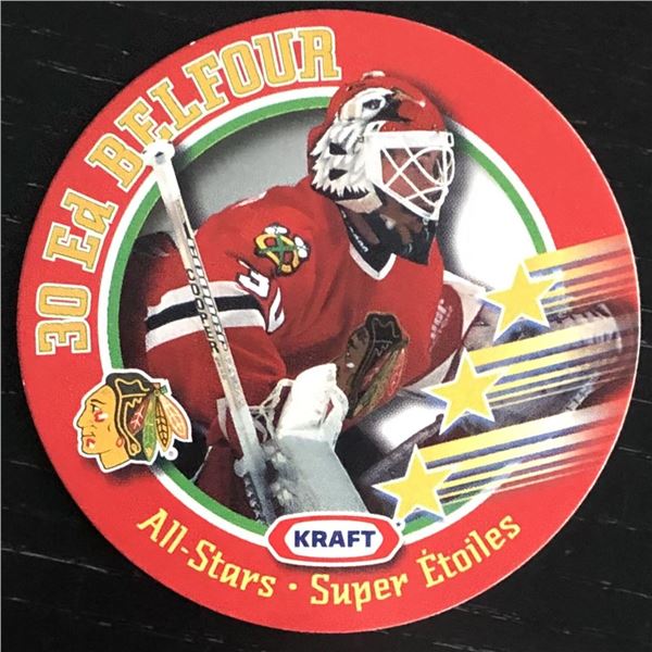 1995-96 KRAFT ED BELFOUR (HOF)