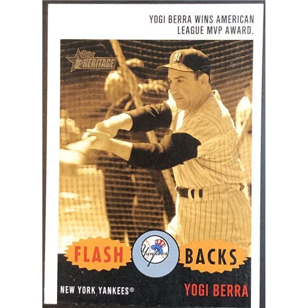 2003 TOPPS HERITAGE YOGI BERRA (HOF)