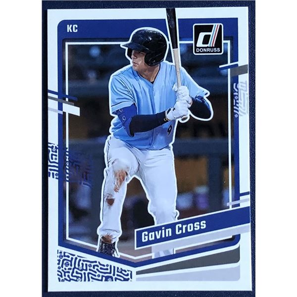2023 DONRUSS PANINI GAVIN CROSS ROOKIE CARD