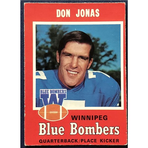 1971 O-PEE-CHEE DON JONAS (HOF)