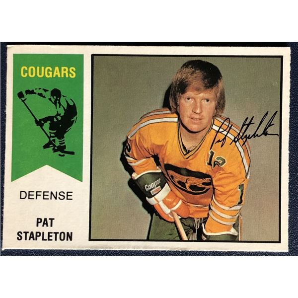 1974-75 O-PEE-CHEE WHA PAT STAPLETON