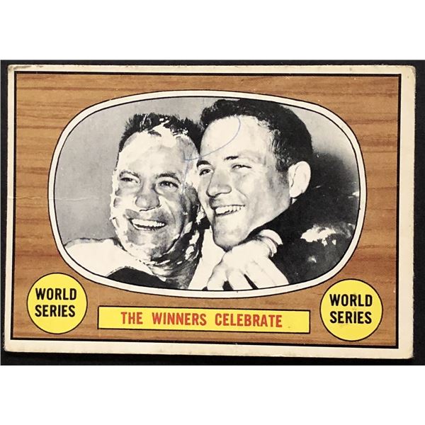 1967 TOPPS WORLD SERIES - WINNERS CELEBRATE