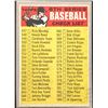 Image 1 : 1970 O-PEE-CHEE 6th SERIES CHECKLIST