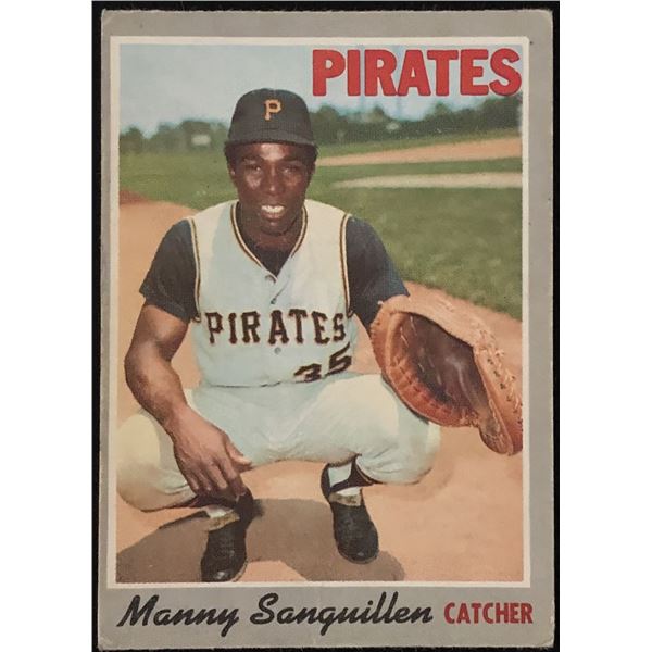 1970 O-PEE-CHEE MANNY SANGUILLEN ROOKIE CARD
