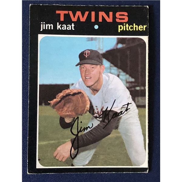 1971 O-PEE-CHEE JIM KAAT (HOF)