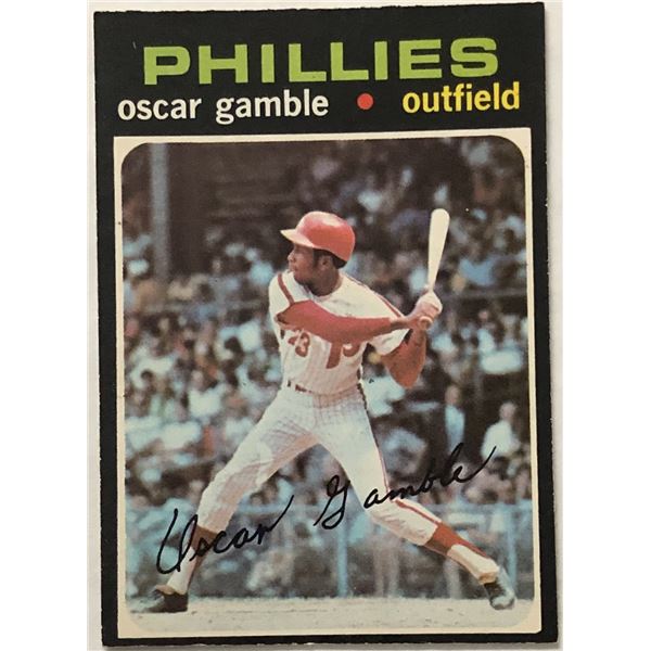 1971 O-PEE-CHEE OSCAR GAMBLE ROOKIE CARD