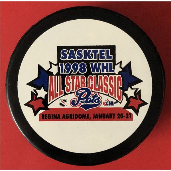 1998 WHL ALL STAR GAME Puck