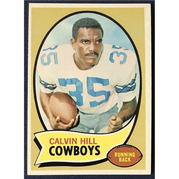 1970 TOPPS CALVIN HILL ROOKIE CARD