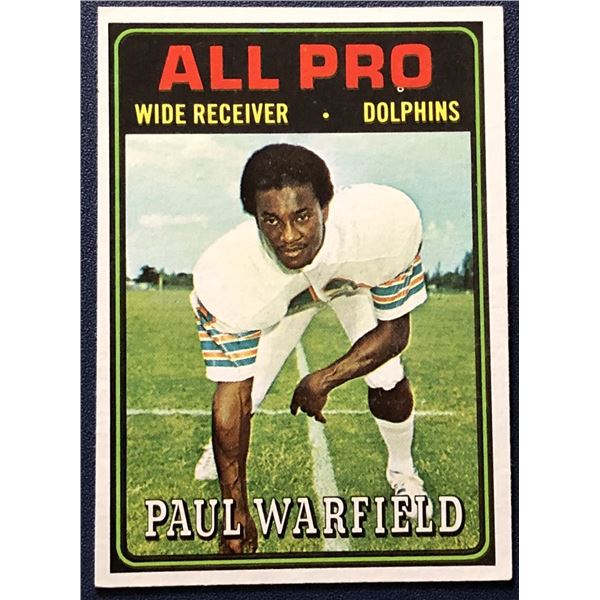 1974 TOPPS PAUL WARFIELD  (HOF)