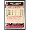 Image 2 : 1977 TOPPS CLIFF HARRIS (HOF)