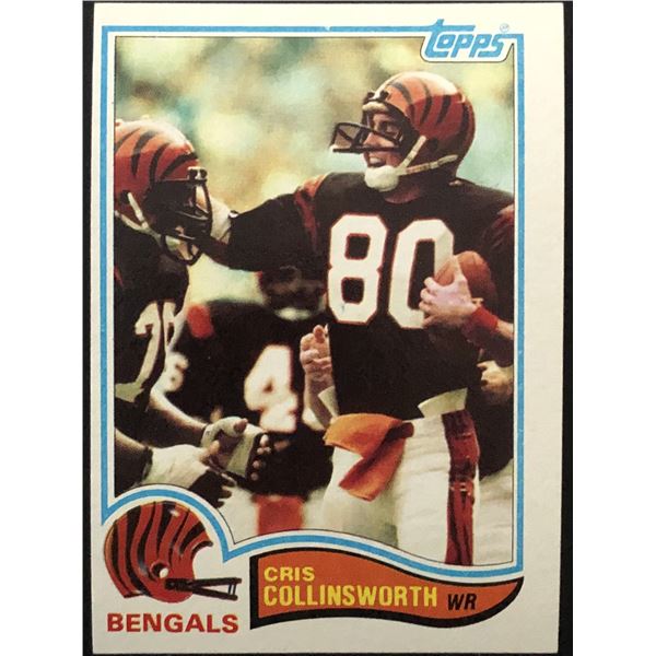 1982 TOPPS CRIS COLLINSWORTH ROOKIE CARD