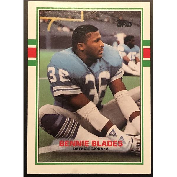 1989 TOPPS BENNIE BLADES ROOKIE CARD