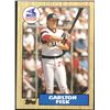 Image 1 : 1987 TOPPS CARLTON FISK (HOF)