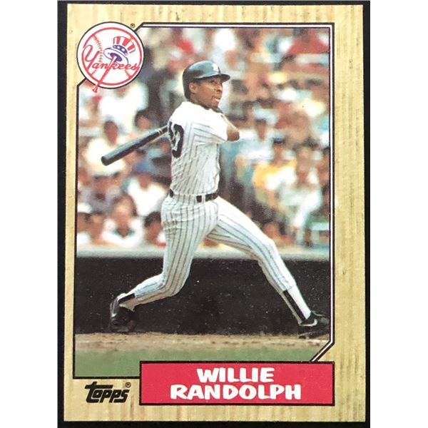 1987 TOPPS WILLIE RANDOLPH