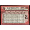 Image 2 : 1989 BOWMAN TONY FERNANDEZ (HOF)