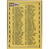 Image 2 : 1990 TOPPS CHECKLIST #5